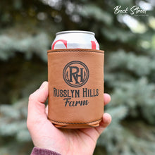 Load image into Gallery viewer, Custom Logo Faux Leather Beverage Holder