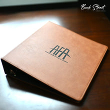 Load image into Gallery viewer, Faux Leather 3 Ring Binder