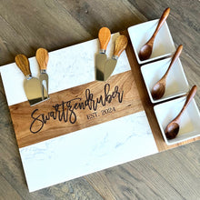 Load image into Gallery viewer, Personalized Charcuterie Serving Set