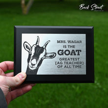 Load image into Gallery viewer, Greatest Ag Teacher of All Time Plaque