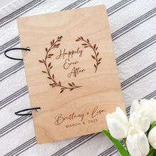 Load image into Gallery viewer, Personalized Wedding Card Keepsake Book