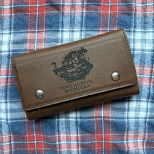 Load image into Gallery viewer, Port Austin Turnip Rock Faux Leather Card and Dice Set