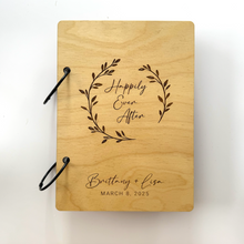Load image into Gallery viewer, Personalized Wedding Card Keepsake Book