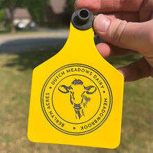 Load image into Gallery viewer, Engraved Ritchey Universal Dual Colored Large Cow Ear Tag