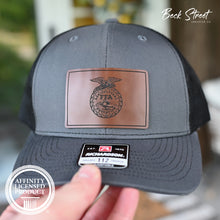 Load image into Gallery viewer, FFA Emblem Richardson 112 Trucker Hat
