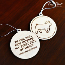 Load image into Gallery viewer, Handwritten Thank You Note Fair Buyers Gift Ornament
