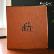 Load image into Gallery viewer, Faux Leather 3 Ring Binder
