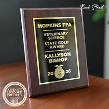 Load image into Gallery viewer, Classic Plaque with Metal Plate
