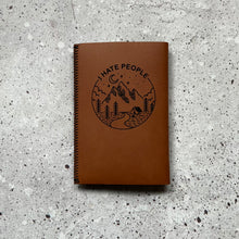 Load image into Gallery viewer, Faux Leather Beverage Holder - I Hate People
