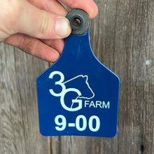 Load image into Gallery viewer, Engraved Ritchey Universal Dual Colored Large Cow Ear Tag
