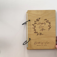 Load and play video in Gallery viewer, Personalized Wedding Card Keepsake Book
